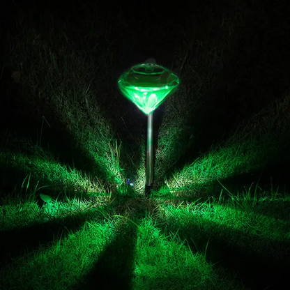 4Pcs Solar Garden Light Outdoor Diamond LED Light IP65 Waterproof - view 3