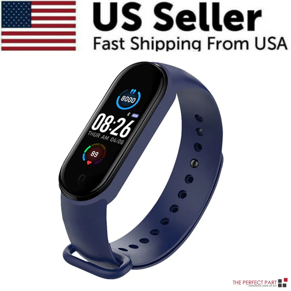M4 Smart Watch Band Blood Pressure Bracelet Wristband Fitness Tracker Heart Rate - view 2