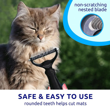 Black Pet Hair Removal Dog Brush for Hair Removal - Indoor Cats Use Cat Brush - view 3