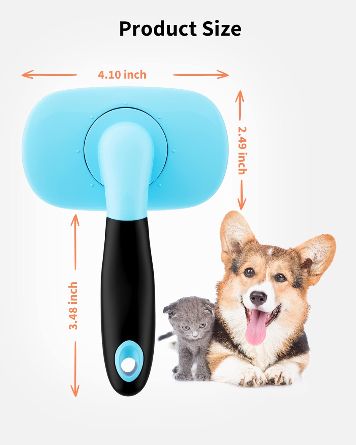 Dog Brush Cat Brush Pet Grooming Brush- Shedding Grooming Tools - view 3