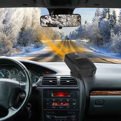 Portable Car Heater Heating Fan 2 In 1 Defroster Defogger Demister Windshield Heater Automotive Cooling Fan - view 2