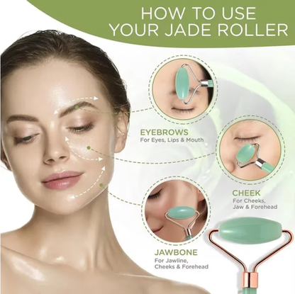Gua Sha Board 2PCS Massage Stone For Facial Body Skincare Roller Scraping Massager Natural Resin Facial Lifting Scraper - view 6