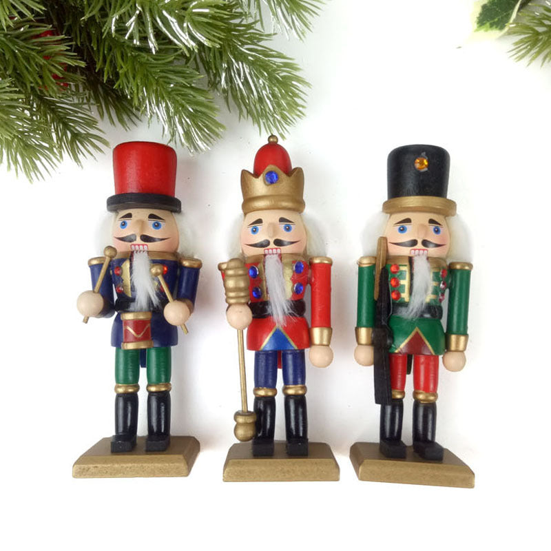 Wooden Nutcracker Puppet Soldier Ornaments - view 3