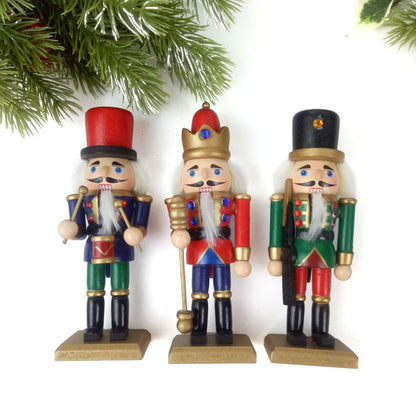 Wooden Nutcracker Puppet Soldier Ornaments - view 3