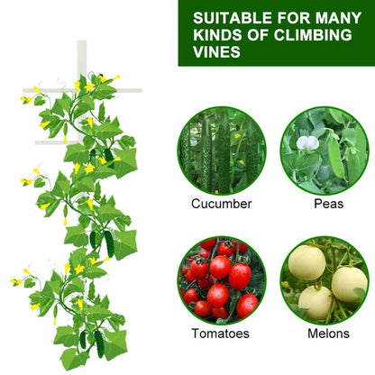 7FT 1PC Hollow T-shaped Climbing Trellis, High-strength Support, Stylish Design, Easily Create A Green Living Wall - view 3