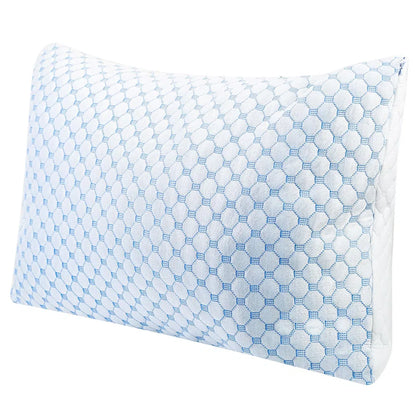 Cooling Memory Foam Pillow Ventilated Soft Bed Pillow With Cooling Gel Infused Memory Foam Heat Reducing Cooling Fiber - view 5