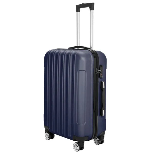 3-in-1 Multifunctional Large Capacity Traveling Storage Suitcase Luggage Set Navy Blue - view 8