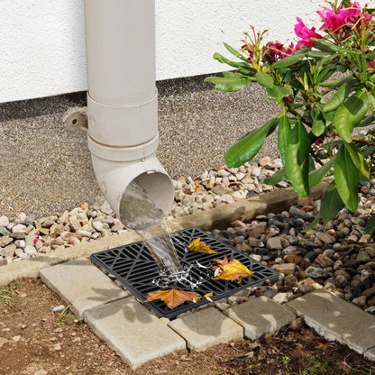 2Pcs 4.9FT Flexible Extendable Hose Gutter Downspout Extension Low Profile No Deep Digging Catch Basin Downspout - view 5