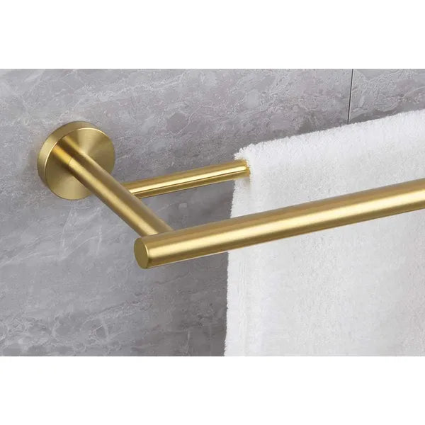 23.6 Inch Double Towel Bar, Bathroom Towel Bar Wall Mount, 304 Stainless Steel Bathroom Towel Racks Towel Rods - view 3