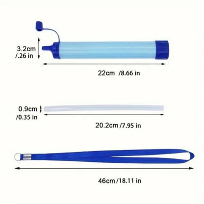 Personal Water Filter For Hiking, RV Camping, Travel, And Emergency Preparedness - view 4