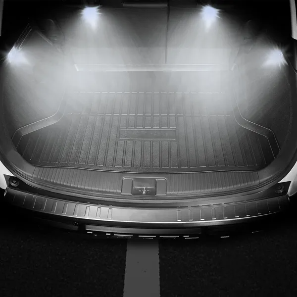 10Pcs 12V T10 LED Light Bulb Wedge Base Interior Dome Map LED Lights License Plate Trunk Side - view 5