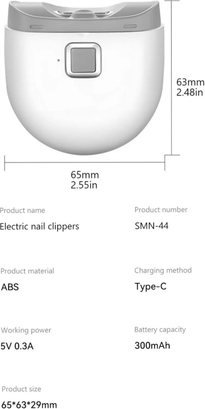 Safety Electric Nail Clipper Automatic Thick Nails Trimmer Professional Tool US - view 6