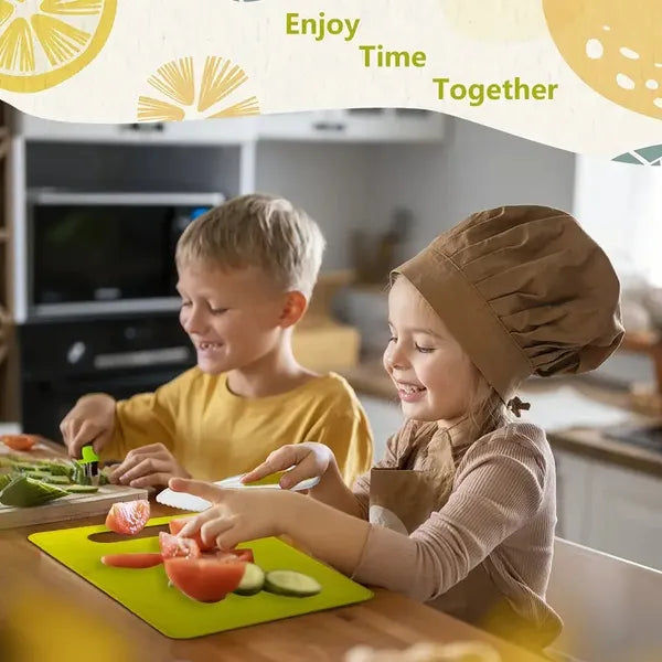 Everyday Kitchens Complete Youngsters Cooking Set - Real Cooking Tools, Safety Knives - view 3