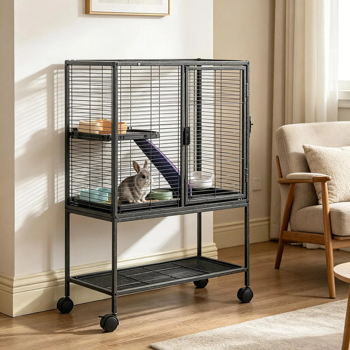 Animal Cage with Non-Slip and Easy to Clean for Outdoor - view 4