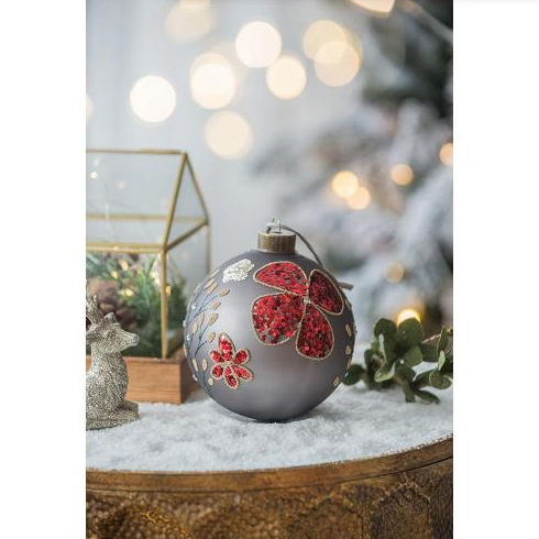 D4.7 Christmas Ball Ornaments, Glass Decorative Hanging Ball Christmas Tree Ornaments For Holiday Party Decorations