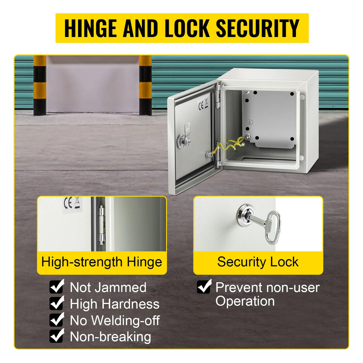 VEVOR NEMA Steel Enclosure, NEMA 4X Steel Electrical Box, IP66 Waterproof & Dustproof - view 2