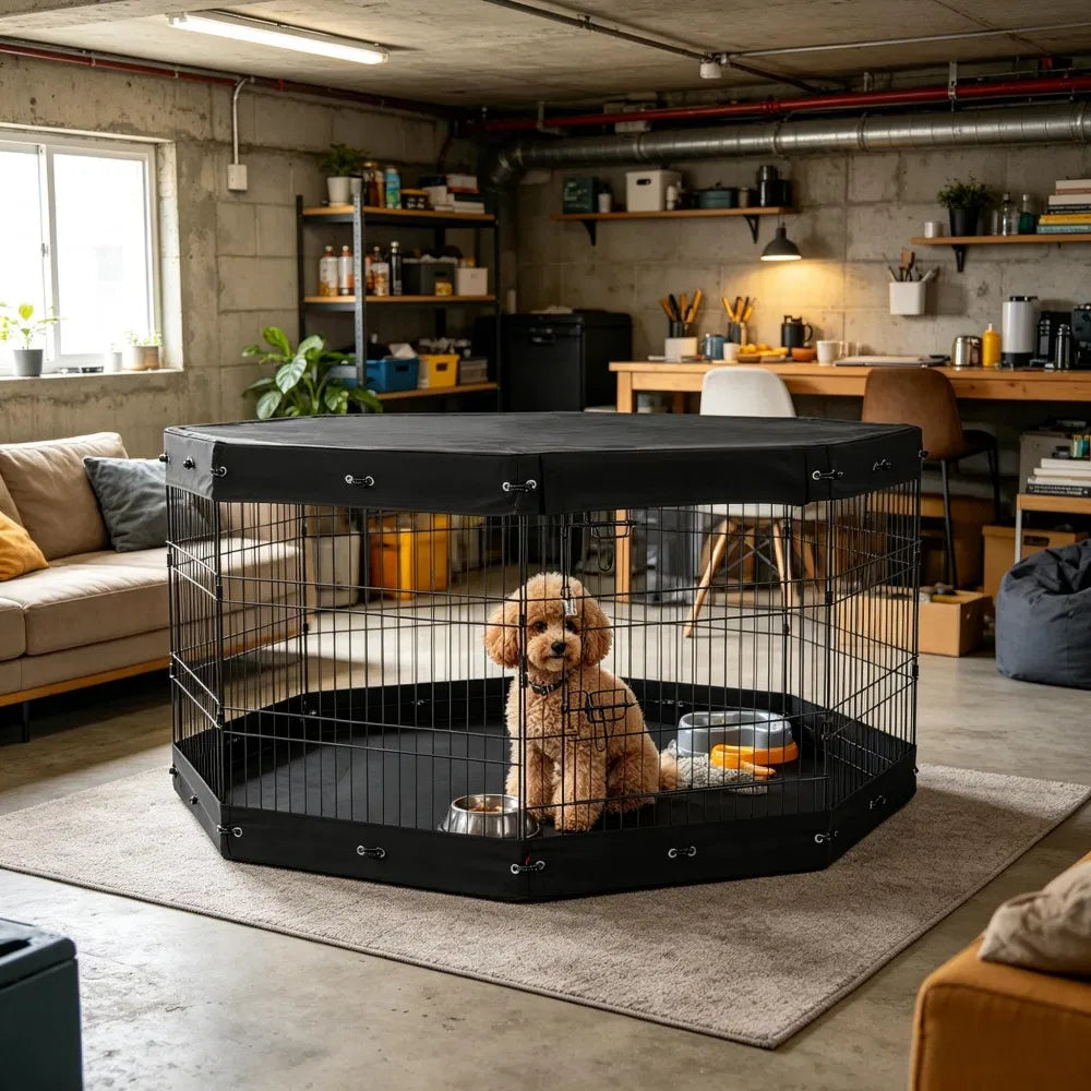 Dog House with Space-Saving for Outdoor - view 3
