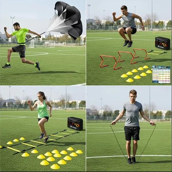 Professional Agility Ladder Training Set For Speed & Footwork - Adjustable Fitness Equipment With Carry Bag - view 6