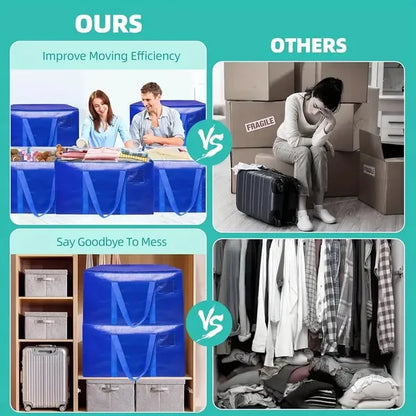 Large Mobile Bag With Zipper And Handle, Heavy-duty Storage Tote Bag Mobile Box, Saving Space, Shelf Baskets - view 2