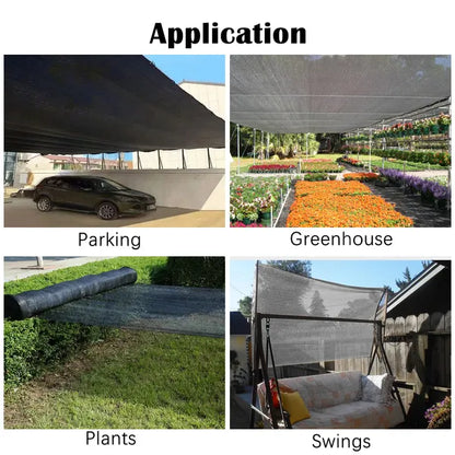 6.5ft*10ft Black Sunshade Netting Fabric With High-strength UV Protection, Perfect For Plant Protection. - view 3