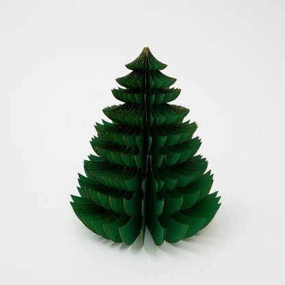 Handmade Green Paper Tree Festive Holiday - view 4