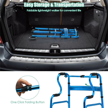 Blue Walking Aid Foldable - view 5
