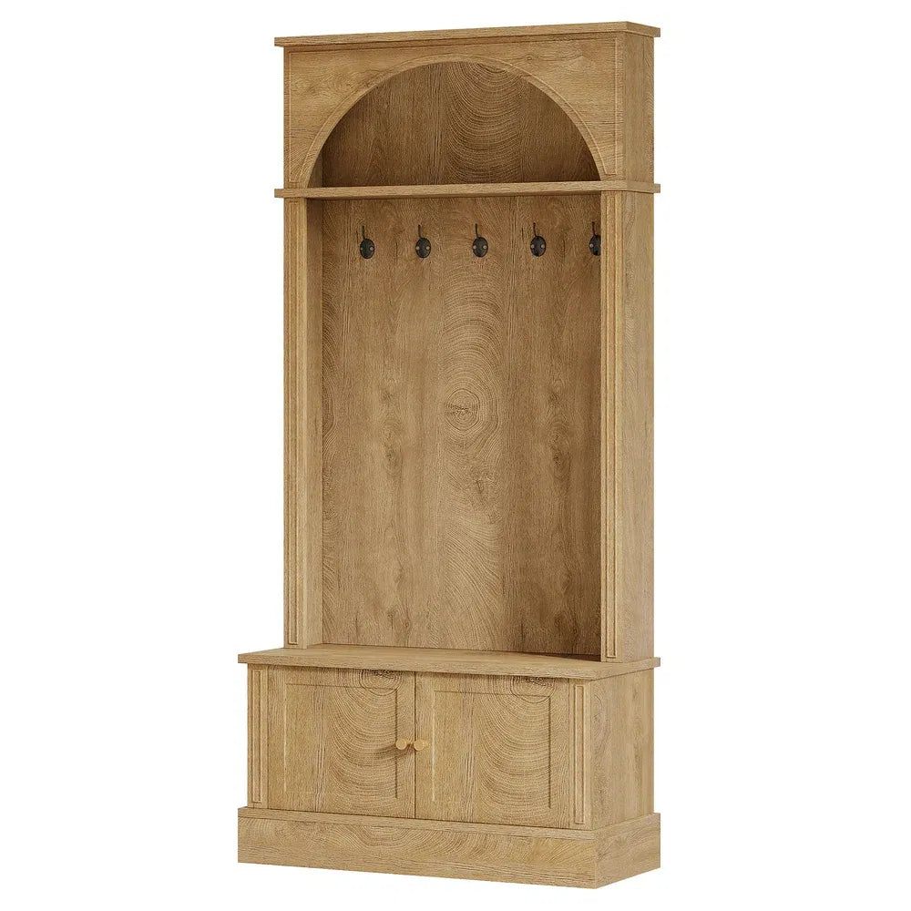 Entryway Coat Rack Shoe Storage - view 6