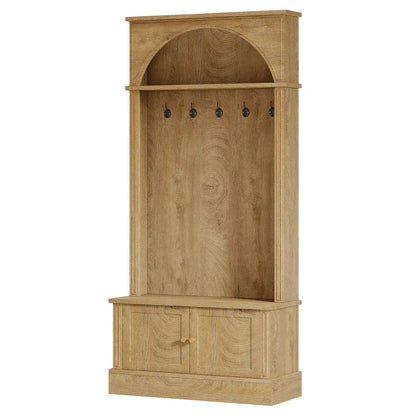Entryway Coat Rack Shoe Storage - view 6