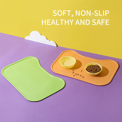 Dog Food Mat For Floors Waterproof,Thicker Cat Food Mat Non-Slip,Dog Bowl Mats For Food And Water - view 2