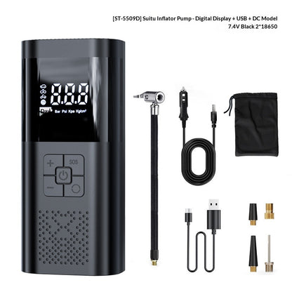 Electric Air Pump Tire Inflator Portable Inflator - view 9