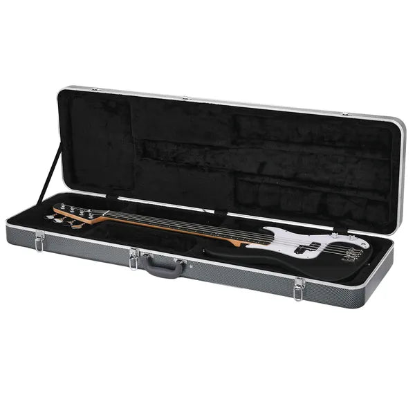 High Grade Electric Bass Guitar ABS Molded Hard Case Grayish Blue - view 5
