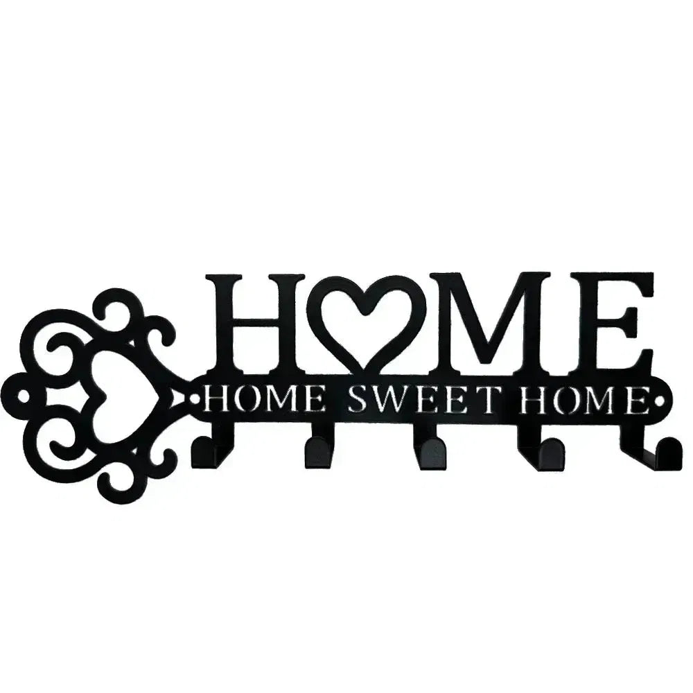 Super Sturdy Wall Hook Rack Entryway Kitchen Storage Organizer Modern Style - view 4