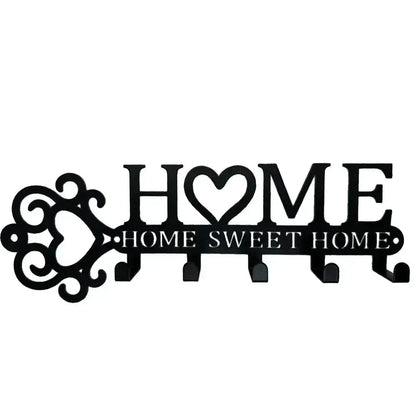 Super Sturdy Wall Hook Rack Entryway Kitchen Storage Organizer Modern Style - view 4