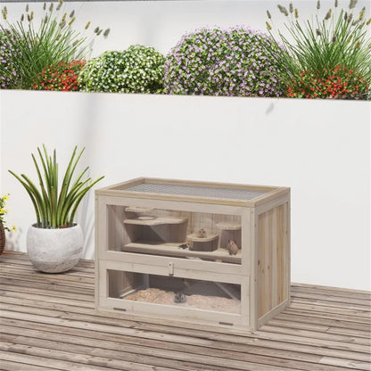 Wooden Hamster Cage - view 2