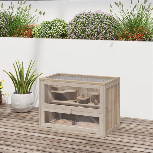 Wooden Hamster Cage - view 2
