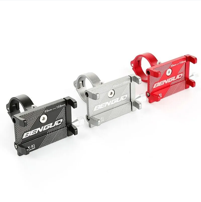 Aluminum Motorcycle Bike Bicycle Holder Mount Handlebar For Cell Phone GPS US - view 4