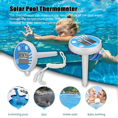 Digital Solar Powered Outdoor Floating Waterproof Rainproof Pool SPA Thermometer - view 4