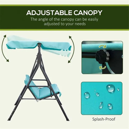 3-Seat Patio Swing Chair - view 5