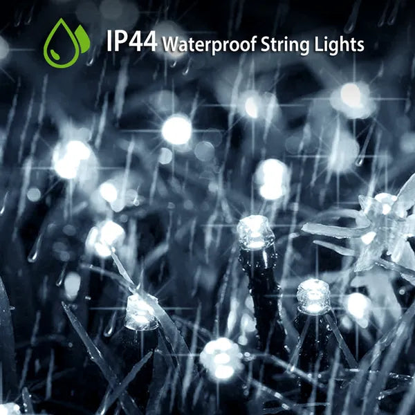 Solar String Lights LED Solar Power Fairy String Light 12M 100 LEDs 8 Lighting Mode Multicolor Waterproof Starry String - view 4