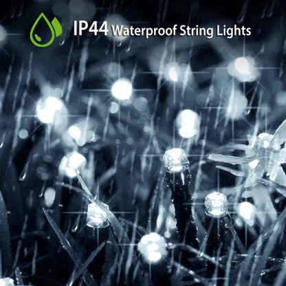 Solar String Lights LED Solar Power Fairy String Light 12M 100 LEDs 8 Lighting Mode Multicolor Waterproof Starry String - view 4