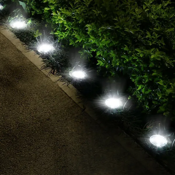 4Pcs Solar Powered Ground Light Outdoor IP65 Waterproof Buried - view 5