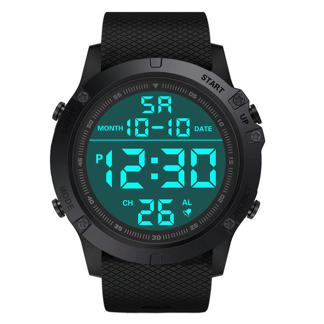 Waterproof Digital Sports Watch Military Tactical LED Backlight Wristwatch Men - view 5