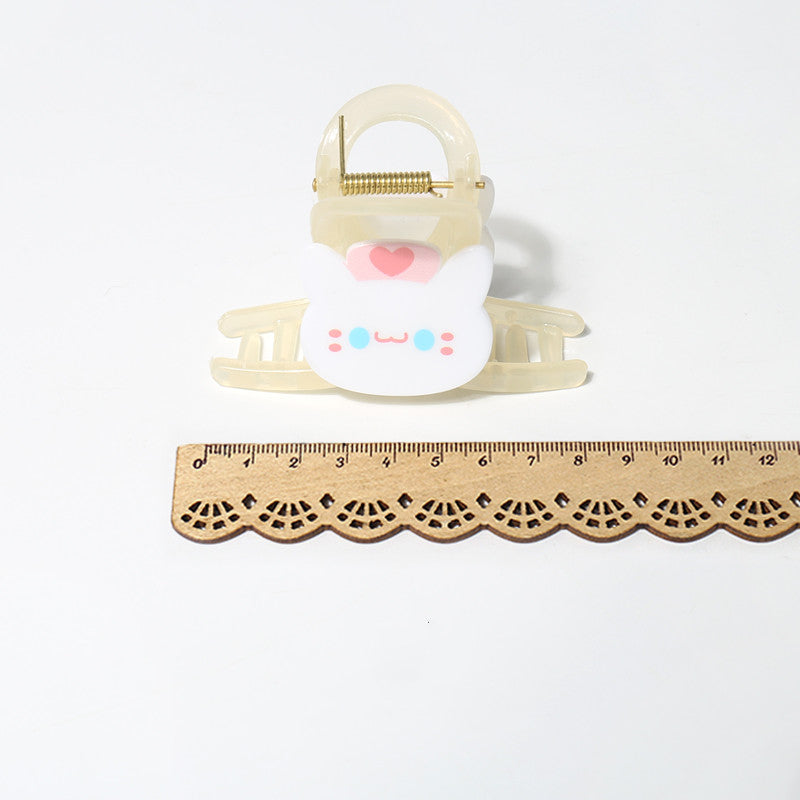 Milk White Cute Cat Claw Clip Girl Hair Accessory Hair Clip - view 2