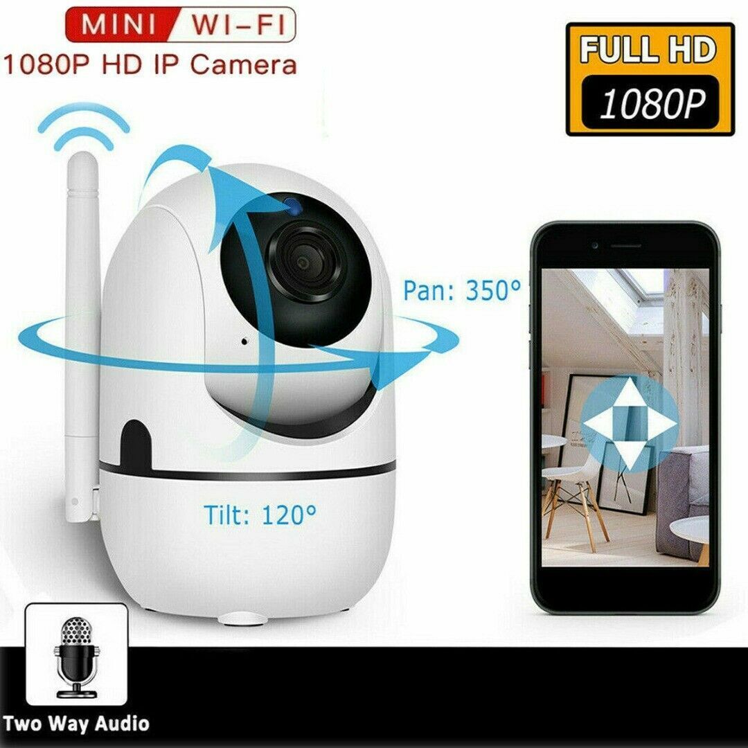 Cámara de seguridad WiFi con visión nocturna