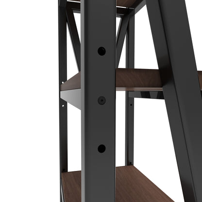 56.30'' Bakers Rack 4-Level Storage Shelves Mental And Wooden Kitchen Shelves, Kitchen Organizers And Storage - view 7