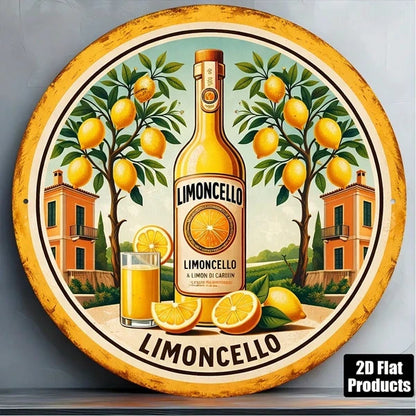 1pc Vintage Italian Limoncello Sign 8x8in 2D, Vintage Italian Limoncello - view 3