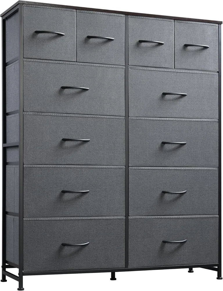 Tall Dresser For Bedroom With 12 Drawers, Dressers & Chests Of Drawers, Fabric Dresser For Closet, Living Room - view 7