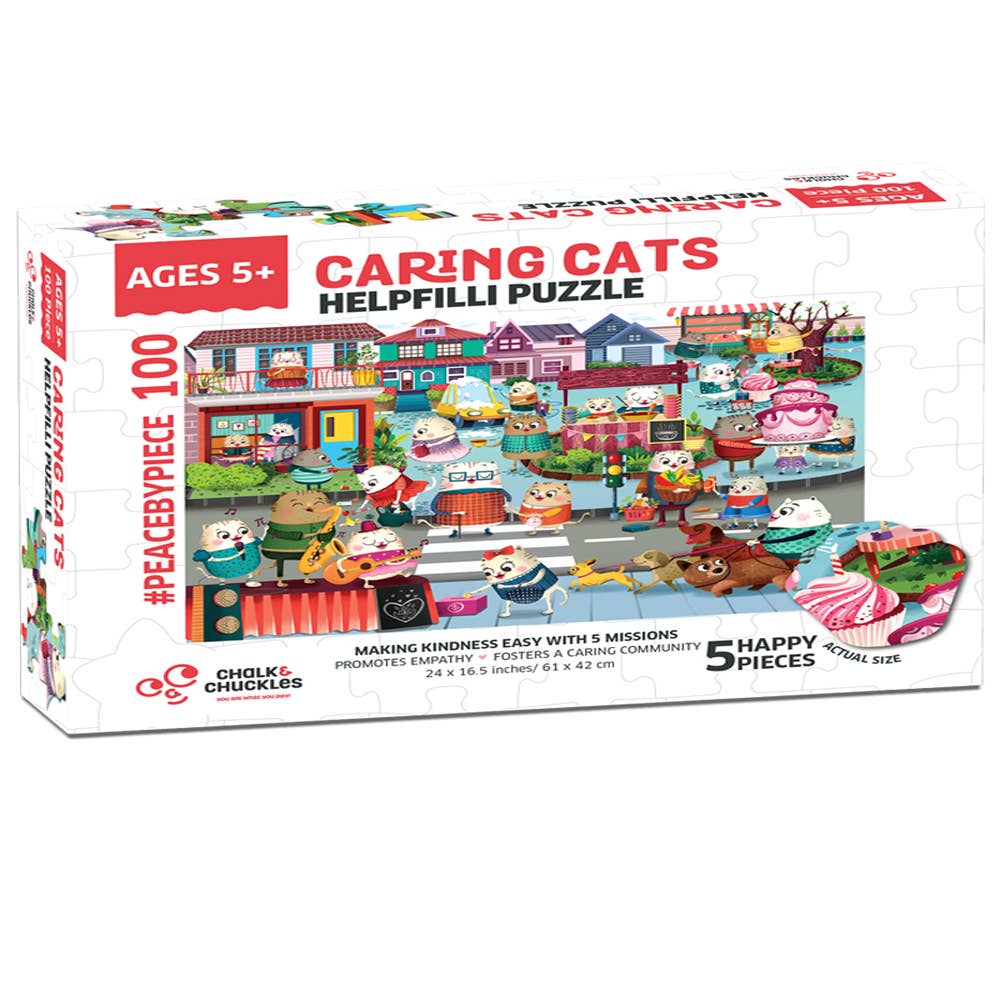Caring Cats Piece Jigsaw Puzzle Play & Learn