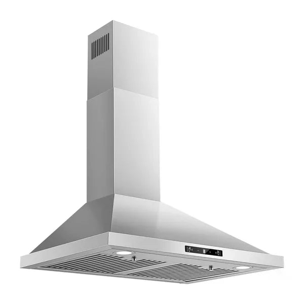 Wall Mount Range Hood 30 Inch, 700 CFM Kitchen Hood Stainless Steel Stove Vent Hood With Gesture Sensing & Touch