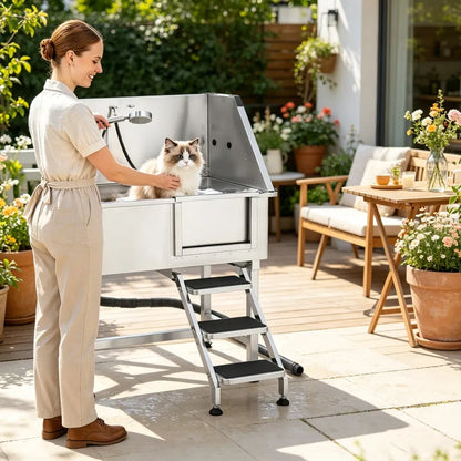 Stainless Steel Dog Washing Station - view 6